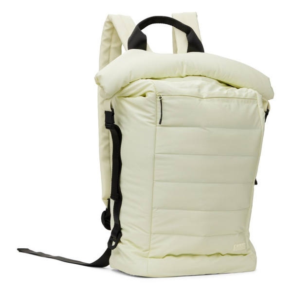  레인스 RAINS Yellow Bator Puffer Backpack 232524M166001