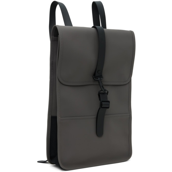  레인스 RAINS Gray Mini Backpack 232524M166009