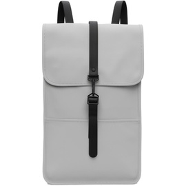 레인스 RAINS Gray Waterproof Backpack 232524M166016