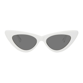 더 아티코 The Attico White 린다 패로우 Linda Farrow 에디트 Edition Dora Sunglasses 232528F005027