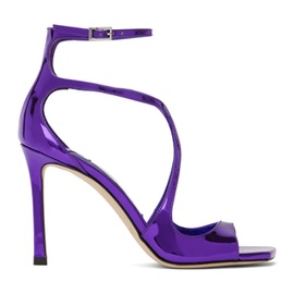 지미 추 Jimmy Choo Purple Azia 95 Heeled Sandals 232528F125044