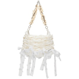 초포바 로위나 Chopova Lowena SSENSE Exclusive White Wedding Mini Pearl Bag 232529F048007