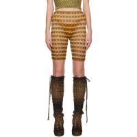 Isa Boulder SSENSE Exclusive Brown & Orange Shorts 232541F088000