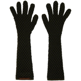 이사 볼더 Isa Boulder Khaki Thicklace Gloves 232541M135002