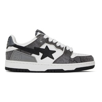 베이프 BAPE Black & Gray Sk8 STA #1 Sneakers 232546M237041