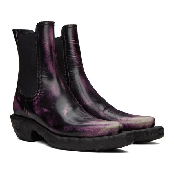  캠퍼랩 CAMPERLAB Black & Purple Venga Boots 232552M228001