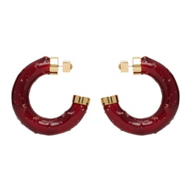 자크뮈스 JACQUEMUS Red Le Chouchou Confiture Earrings 232553F022004