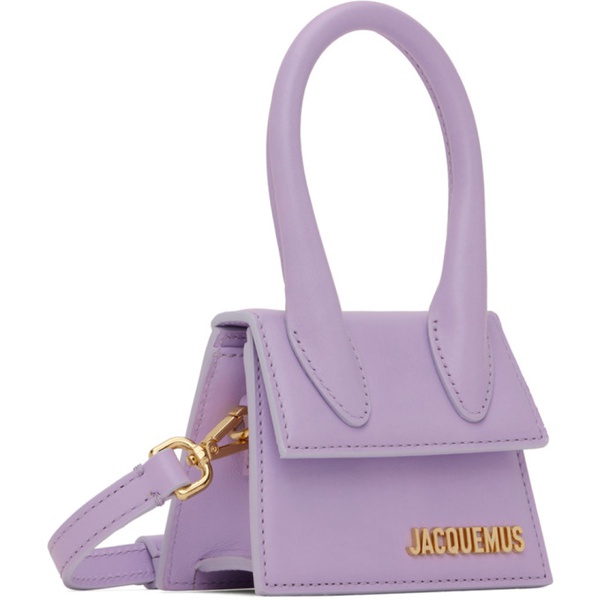  자크뮈스 JACQUEMUS Purple Le Papier Le Chiquito Bag 232553F048081