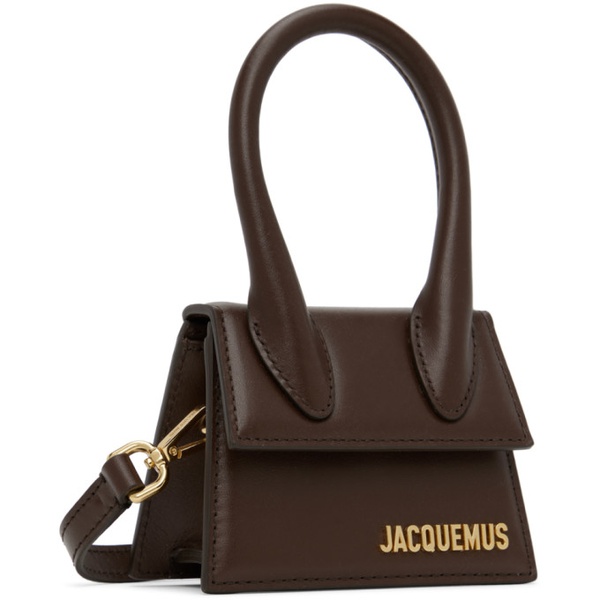  자크뮈스 JACQUEMUS Brown Le Chouchou Le Chiquito Bag 232553F048083
