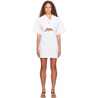 자크뮈스 JACQUEMUS White Le Chouchou La Robe T-Shirt Bahia Minidress 232553F052005