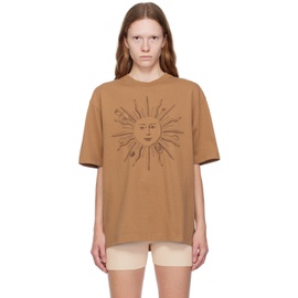 자크뮈스 JACQUEMUS Brown Le Chouchou Le T-Shirt Soleil T-Shirt 232553F110033