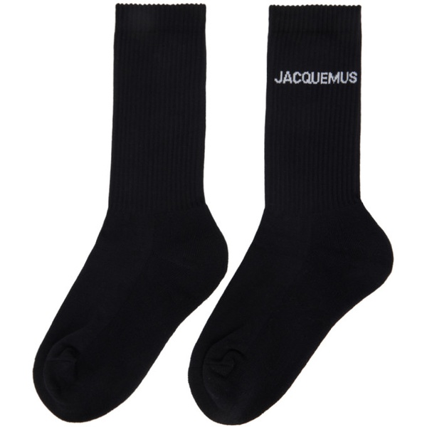  Black Le Papier Les Chaussettes 자크뮈스 Jacquemus Socks 232553M220014