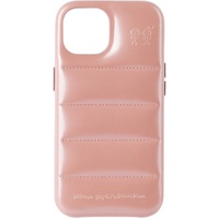 Urban Sophistication Pink The Puffer iPhone 15 Case 232565M645022