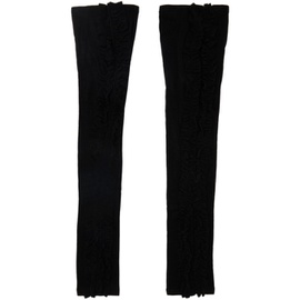 기준 Kijun Black Frill Socks 232586F076005