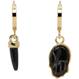 이자벨마랑 Isabel Marant Gold Mismatched Earrings 232600F022013