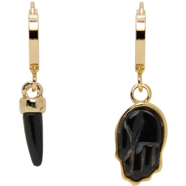 이자벨마랑 이자벨마랑 Isabel Marant Gold Mismatched Earrings 232600F022013
