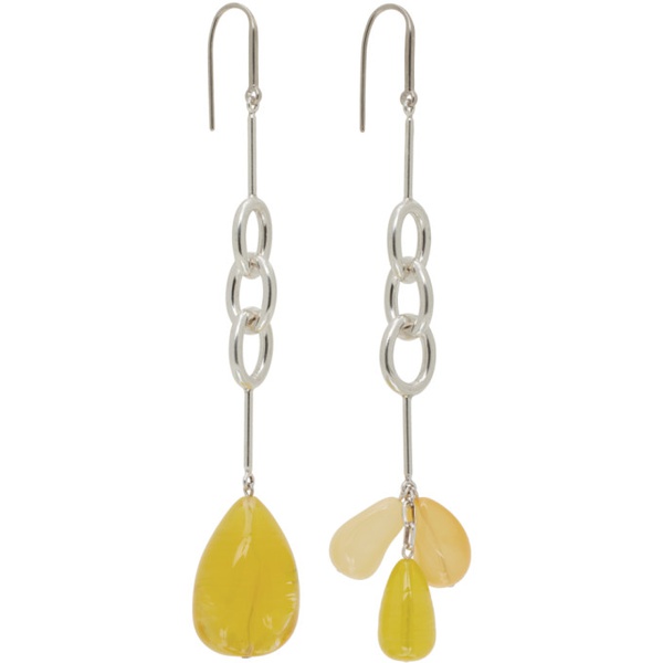 이자벨마랑 이자벨마랑 Isabel Marant Silver & Yellow Charm Earrings 232600F022019