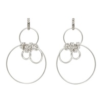 이자벨마랑 Isabel Marant Silver Multi Ring Boucle Earrings 232600F022024