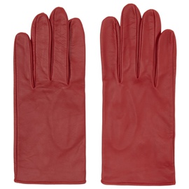 어니스트 더블유 베이커 Ernest W. Baker Red Press-Stud Gloves 232600M135001