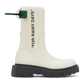 오프화이트 Off-White Sponge Rain Boots 232607F113006