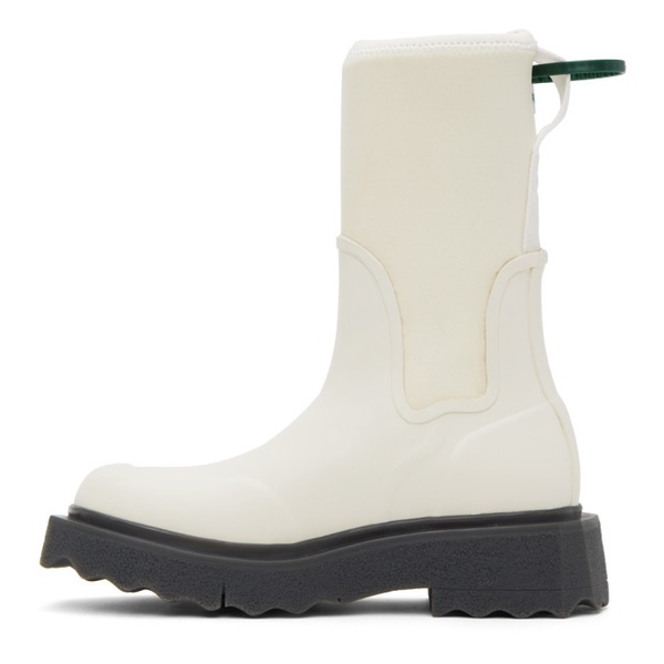  오프화이트 Off-White Sponge Rain Boots 232607F113006