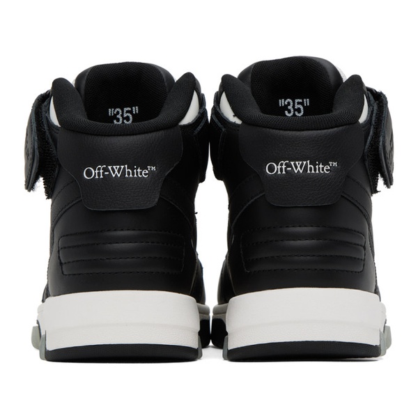  오프화이트 Off-White Black & White Out Of Office Sneakers 232607F127003