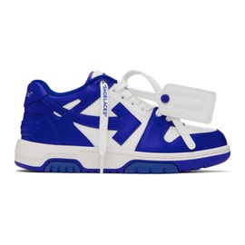 오프화이트 Off-White Blue & White Out Of Office Sneakers 232607F128050