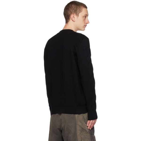  오프화이트 Off-White Black 3D Diags Sweater 232607M201003