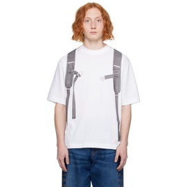 오프화이트 Off-White White Backpack T-Shirt 232607M213026