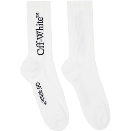 오프화이트 Off-White White Logo Socks 232607M220010