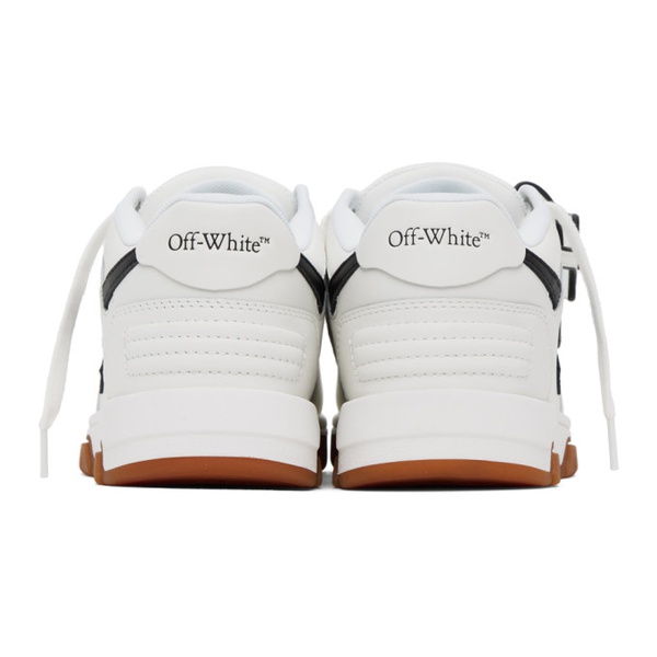  오프화이트 Off-White White & Black Out Of Office Sneakers 232607M237024