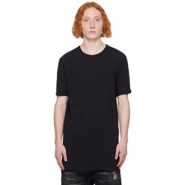 보리스 비잔 사베리 Boris Bidjan Saberi Black Object-Dyed T-Shirt 232616M213002