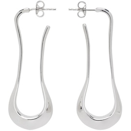 르메르 LEMAIRE Silver Short Drop Earrings 232646F022005