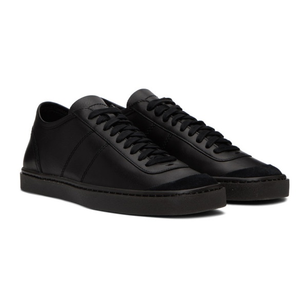  르메르 LEMAIRE Black Linoleum Sneakers 232646F128002