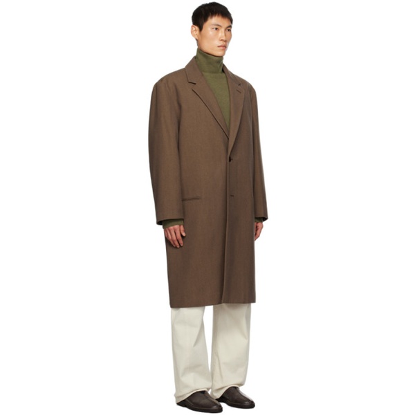  르메르 LEMAIRE Brown Suit Coat 232646M176010