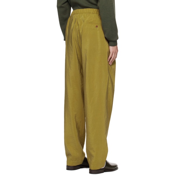 르메르 LEMAIRE Green Relaxed Trousers 232646M191014