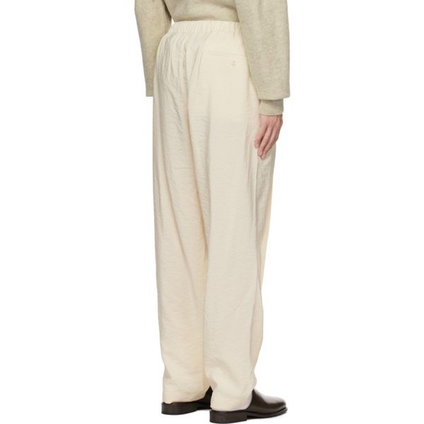  르메르 LEMAIRE 오프화이트 Off-White Relaxed Trousers 232646M191015