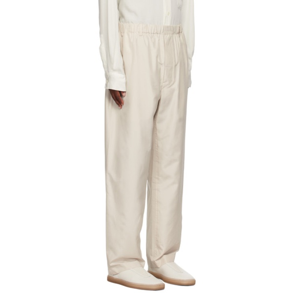  르메르 LEMAIRE 오프화이트 Off-White Relaxed Trousers 232646M191024