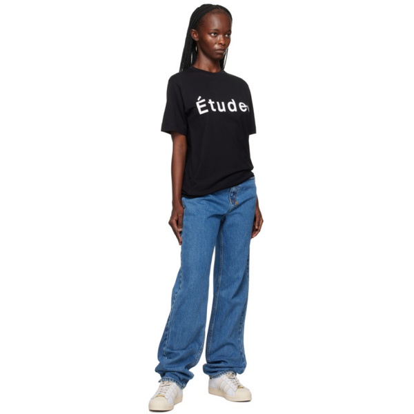  EEtudes Black Wonder T-Shirt 232647F110018
