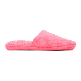 베르사체 언더웨어 베르사체 Versace Underwear Pink Polka Dot Slippers 232653F121003