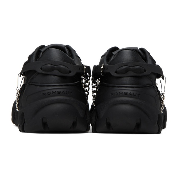  롬바웃 Rombaut Black Boccaccio II Harness Sneakers 232654F128016