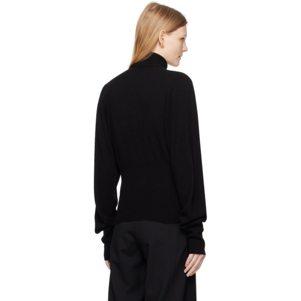 로우 클래식 LOW CLASSIC Black Extended Sleeve Sweater 232666F099001