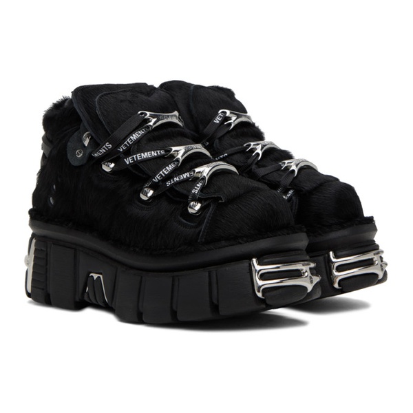  베트멍 VETEMENTS Black New Rock 에디트 Edition Platform Sneakers 232669M237003
