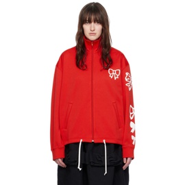 Comme des Garcons Girl Red Bow Track Jacket 232670F063001