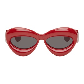 로에베 LOEWE Red Inflated Cat-Eye Sunglasses 232677F005034