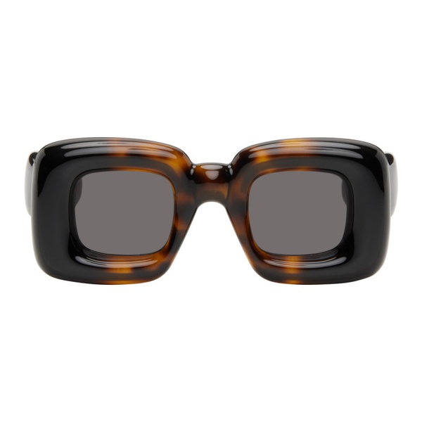 로에베 로에베 LOEWE Tortoiseshell Inflated Sunglasses 232677F005068