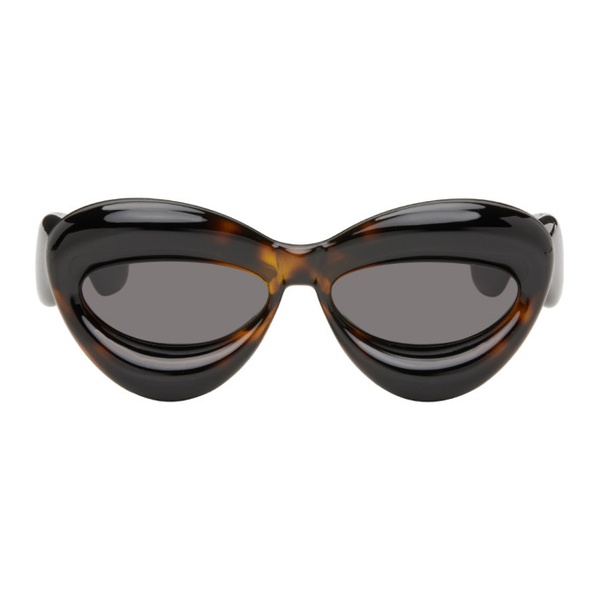 로에베 로에베 LOEWE Tortoiseshell Inflated Sunglasses 232677F005070