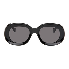로에베 LOEWE Black Oval Sunglasses 232677M134012