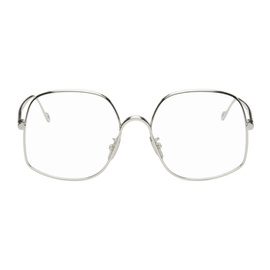 로에베 LOEWE Silver Square Glasses 232677M134016