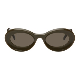 로에베 LOEWE Khaki Loop Sunglasses 232677M134020